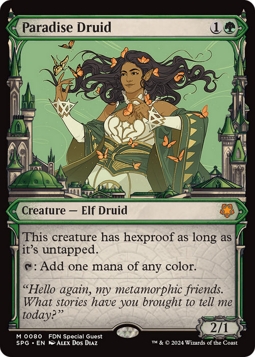 Paradise Druid (SPG-080) - mythic: (Showcase) - Foil