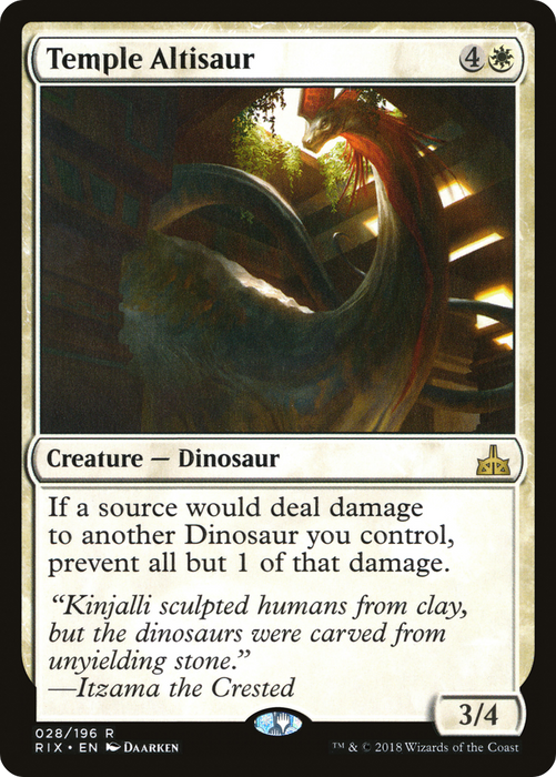 Temple Altisaur (RIX-028) - rare - Foil