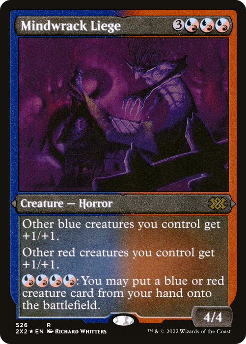 Mindwrack Liege (2X2-526) - rare - Etched Foil