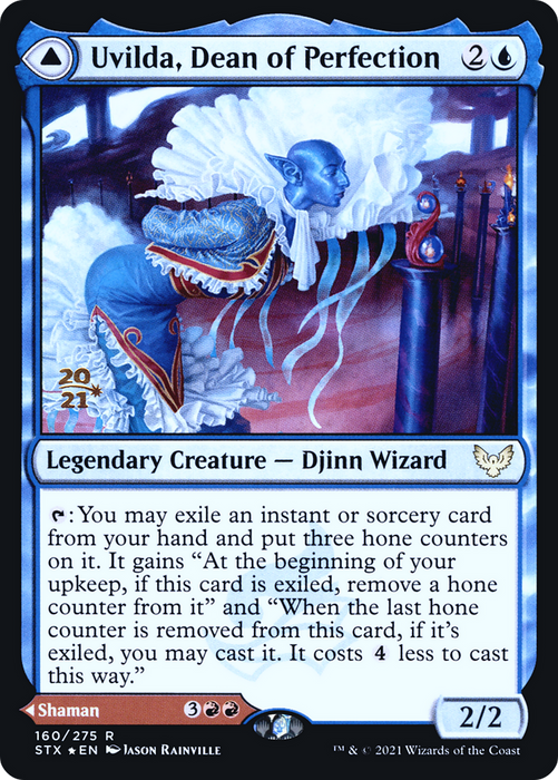 Uvilda, Dean of Perfection // Nassari, Dean of Expression (PRE-160S) - rare - Foil