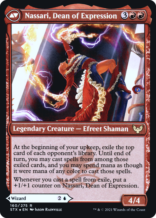 Uvilda, Dean of Perfection // Nassari, Dean of Expression (PRE-160S) - rare - Foil