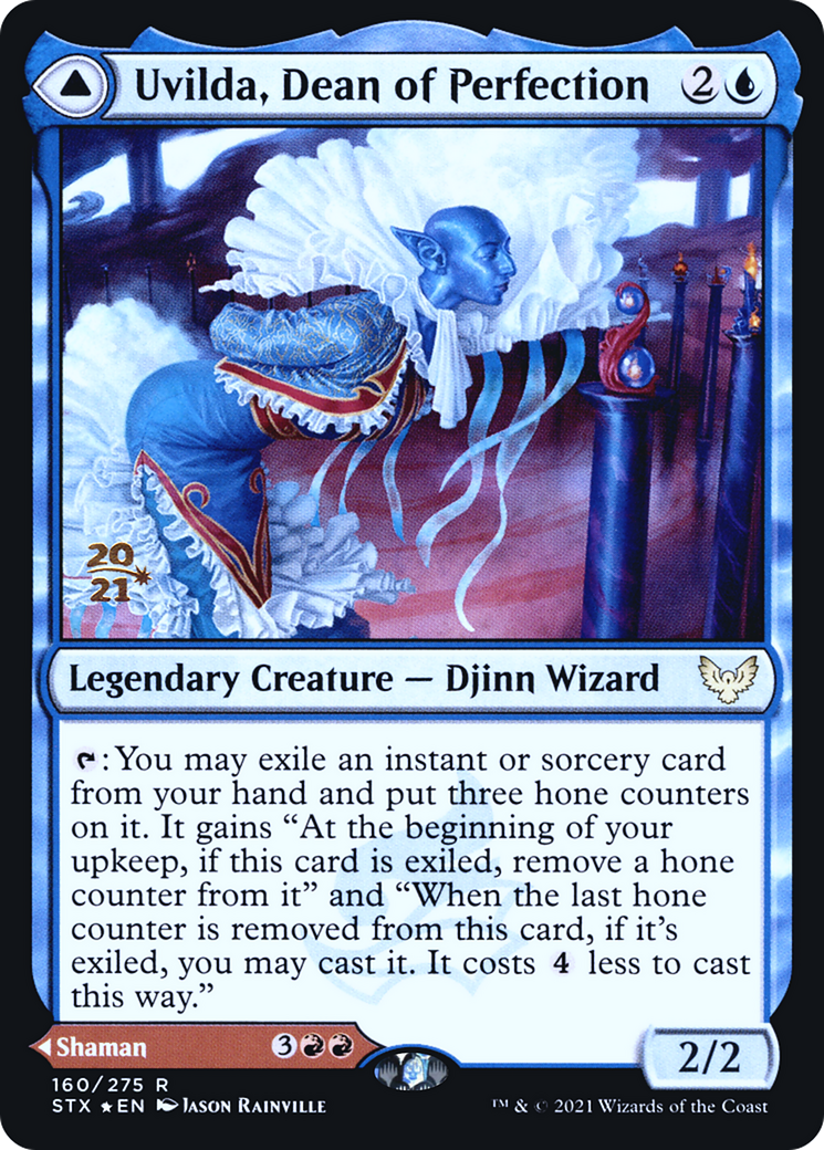 Uvilda, Dean of Perfection // Nassari, Dean of Expression (PRE-160S) - rare - Foil