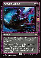 Demonic Counsel (DSK-310) - rare: (Showcase) - Foil