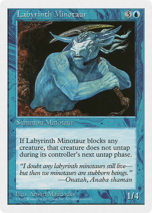 Labyrinth Minotaur (5ED-097) - common