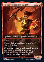 Jurin, Leading the Charge (SLD-1240) - rare / Holga, Relentless Rager