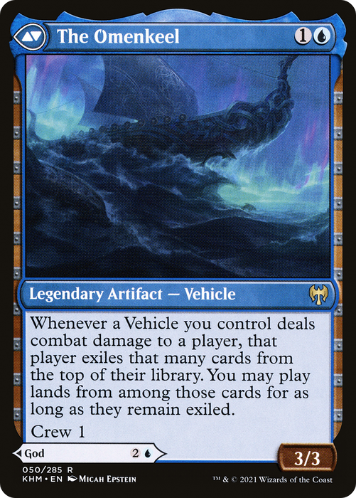 Cosima, God of the Voyage // The Omenkeel (KHM-050) - rare