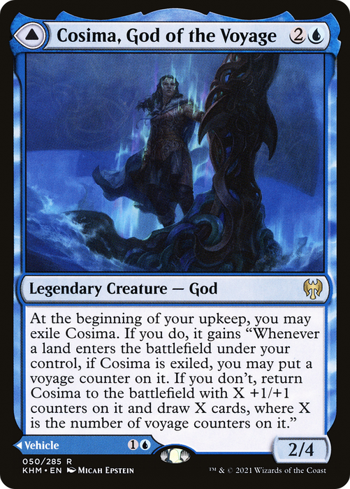 Cosima, God of the Voyage // The Omenkeel (KHM-050) - rare - Foil