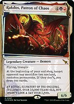 Rakdos, Patron of Chaos (MKM-387) - mythic: (Showcase) - Foil