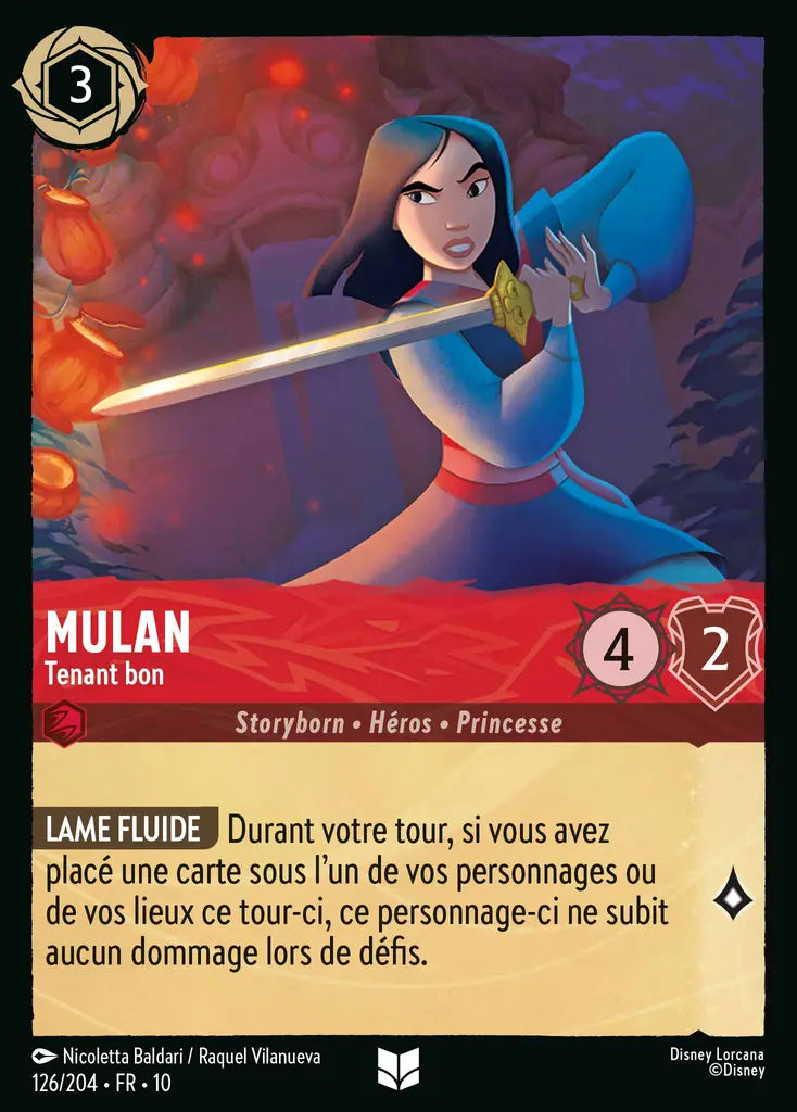 Mulan - Tenant bon (126/204) - LDLP - Inhabituelle - Cold Foil