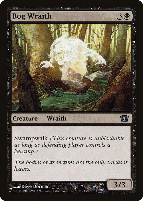 Bog Wraith (8ED-120★) - uncommon - Foil