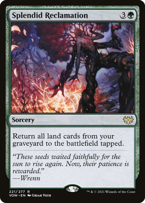 Splendid Reclamation (VOW-221) - rare - Foil