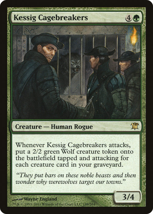 Kessig Cagebreakers (ISD-189) - rare - Foil