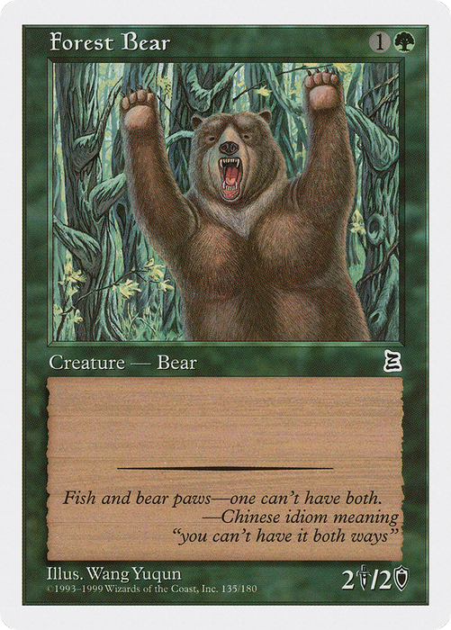 Forest Bear (PTK-135) - common