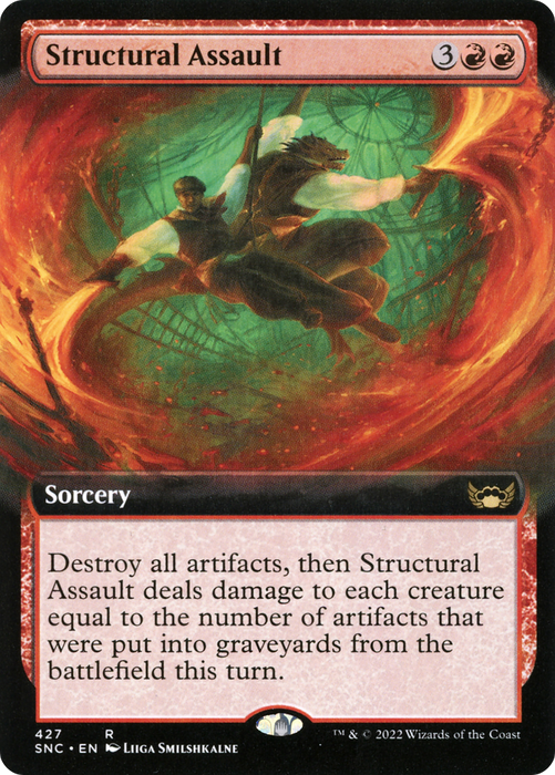 Structural Assault (SNC-427) - rare: (Extended Art) - Foil