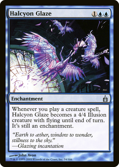 Halcyon Glaze (RAV-054) - uncommon