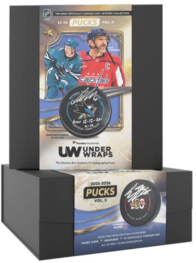 2025-26 Hockey - Fanatics NHL Puck Under Wraps Volume II - Boîte (anglais)