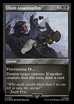 Chain Assassination (ACR-199) - uncommon - Etched Foil