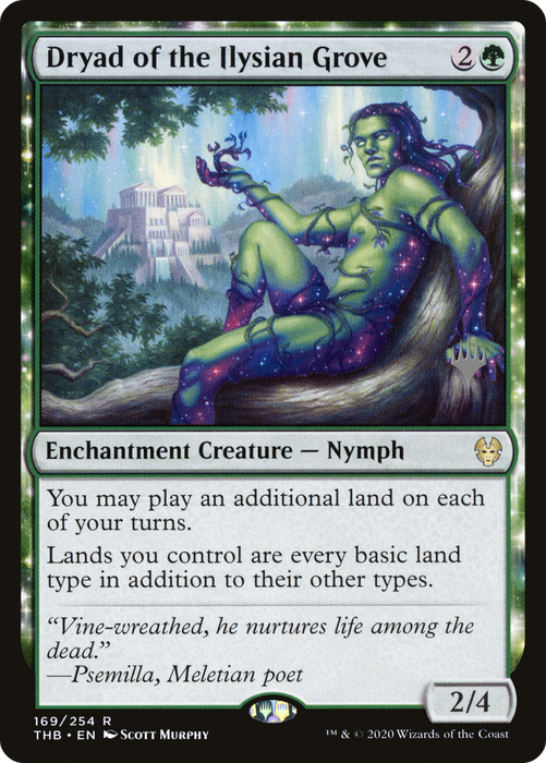 Dryad of the Ilysian Grove (PPTHB-169P) - rare: (enchantment) - Foil