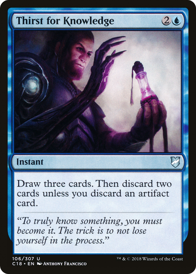 Thirst for Knowledge (C18-106) - uncommon