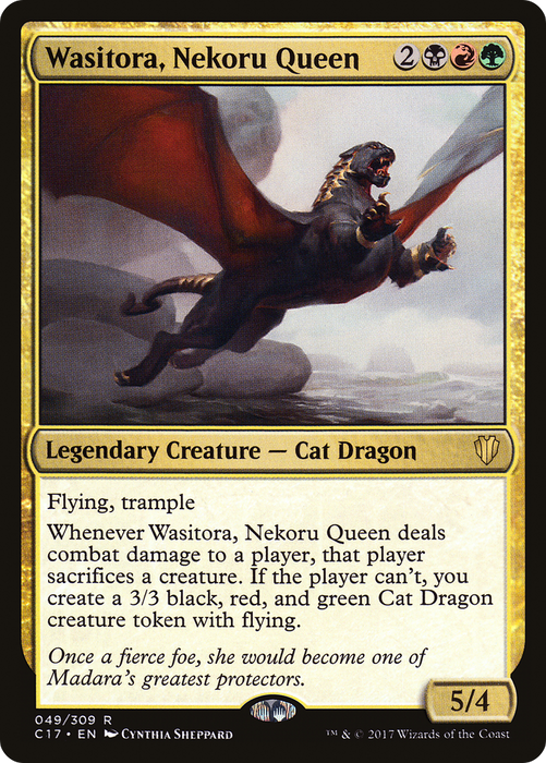 Wasitora, Nekoru Queen (C17-049) - rare