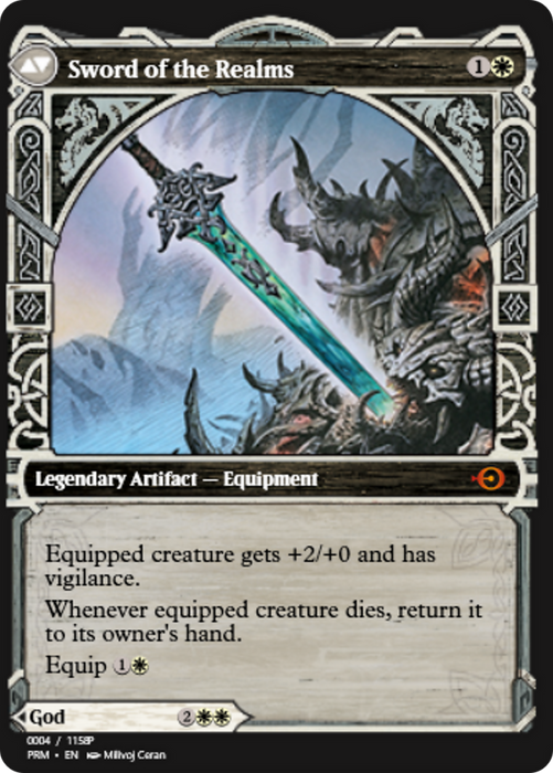 Halvar, God of Battle // Sword of the Realms (PRM-88202) - mythic