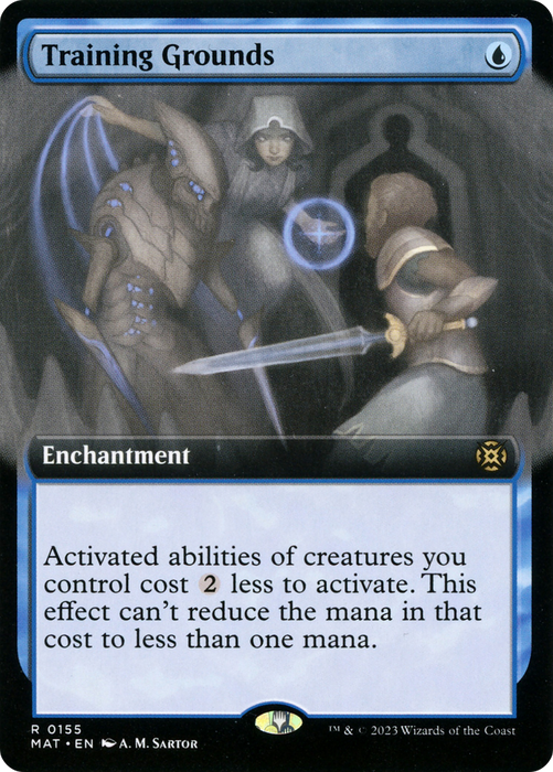 Training Grounds (MAT-155) - rare: (Extended Art) - Foil