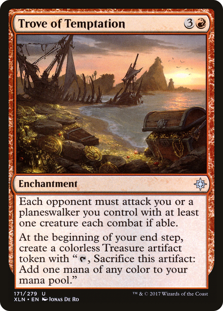 Trove of Temptation (XLN-171) - uncommon - Foil