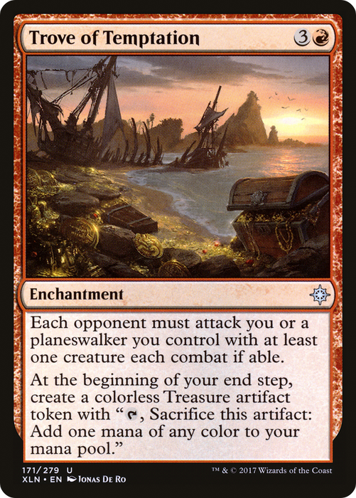 Trove of Temptation (XLN-171) - uncommon - Foil