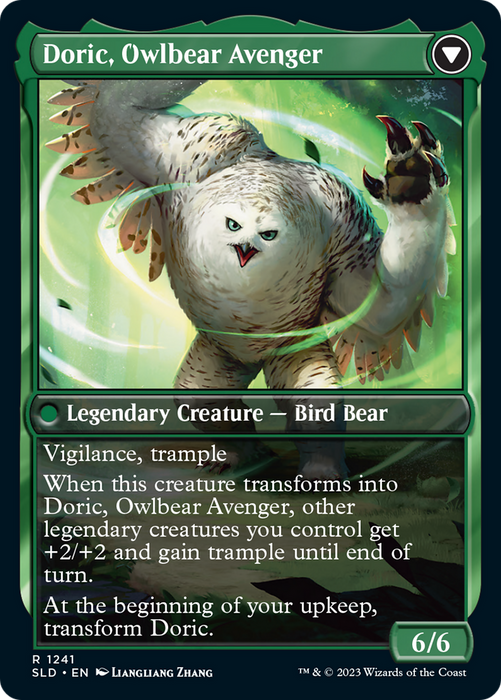 Casal, Lurkwood Pathfinder // Casal, Pathbreaker Owlbear (SLD-1241) - rare