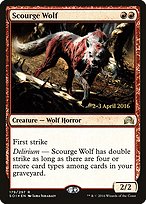 Scourge Wolf (PRE-179S) - rare - Foil