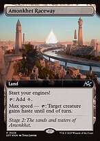 Amonkhet Raceway (DFT-424) - uncommon: (Extended Art) - Foil