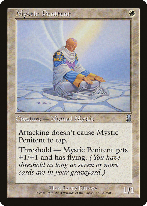 Mystic Penitent (ODY-034) - uncommon - Foil