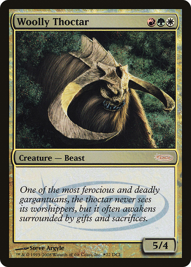 Woolly Thoctar (WPN-022) - rare - Foil