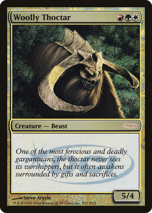 Woolly Thoctar (WPN-022) - rare - Foil