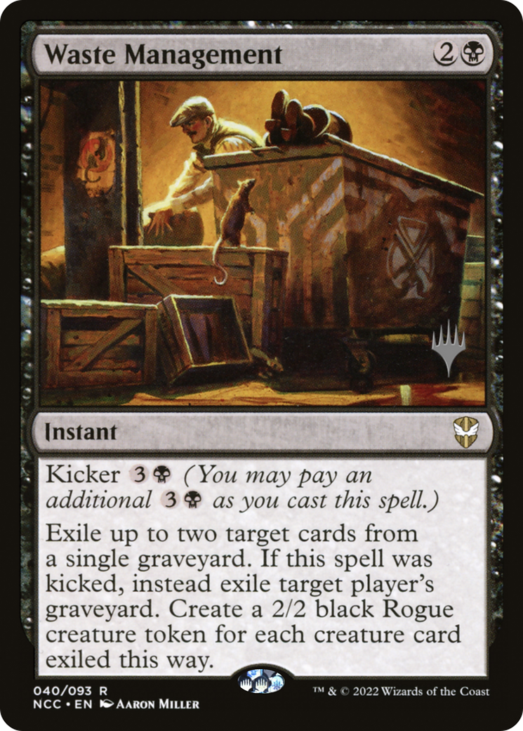 Waste Management (PPSNC-40P) - rare - Foil
