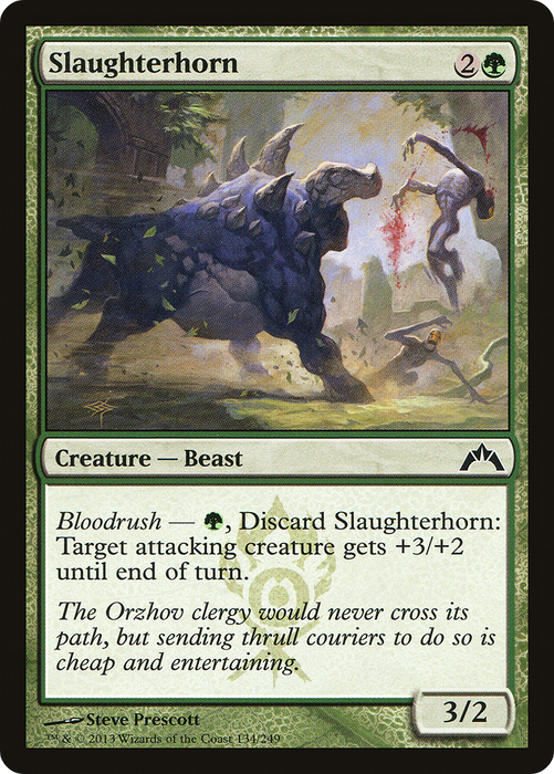 Slaughterhorn (GTC-134) - common - Foil