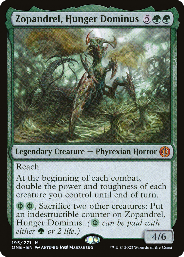 Zopandrel, Hunger Dominus (ONE-195) - mythic - Foil