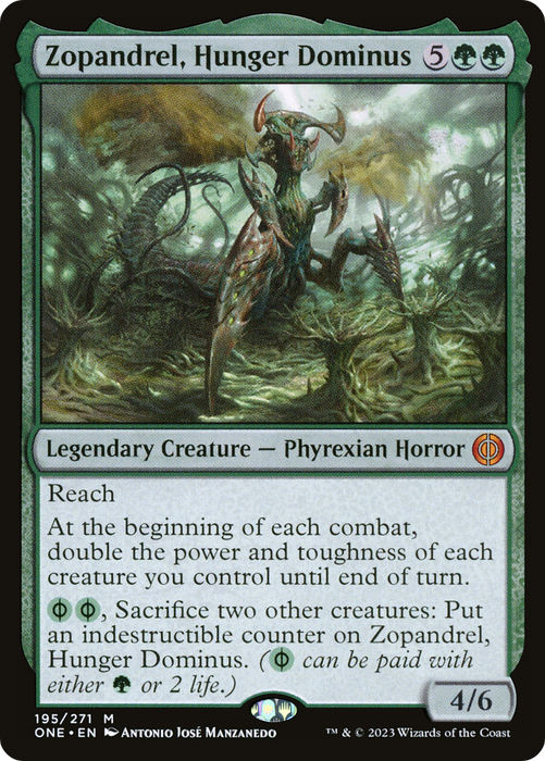 Zopandrel, Hunger Dominus (ONE-195) - mythic - Foil