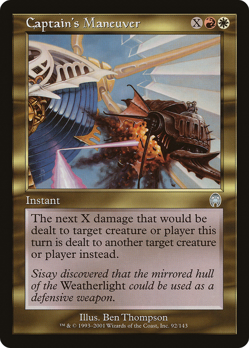 Captain's Maneuver (APC-092) - uncommon - Foil