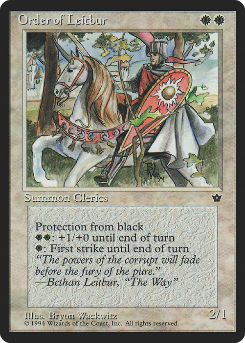 Order of Leitbur (FEM-16B) - common