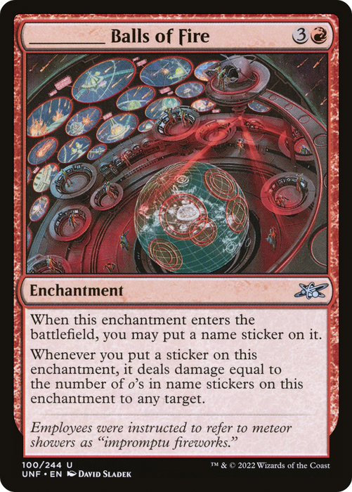 _____ Balls of Fire (UNF-100) - uncommon - Foil