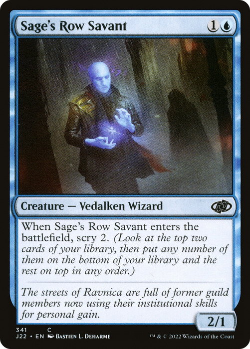 Sage's Row Savant (J22-341) - common