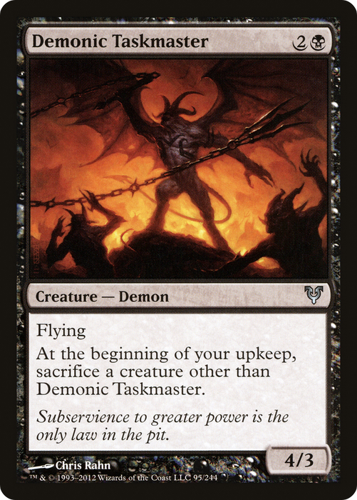 Demonic Taskmaster (AVR-095) - uncommon