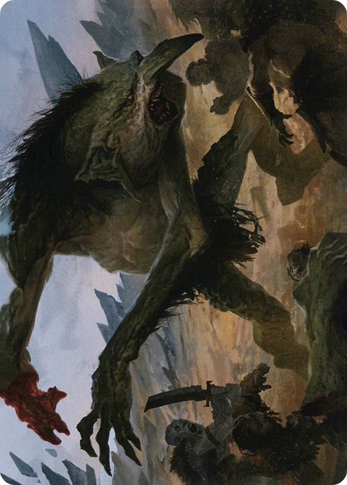 Loathsome Troll // Troll (AAFR-021) - common (Borderless) - Foil