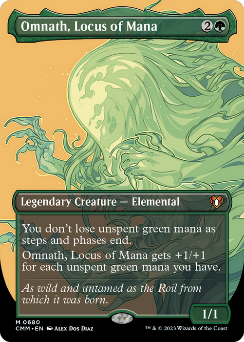 Omnath, Locus of Mana (CMM-680) - mythic (Borderless)
