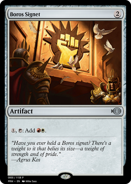 Boros Signet (PRM-62393) - uncommon - Foil