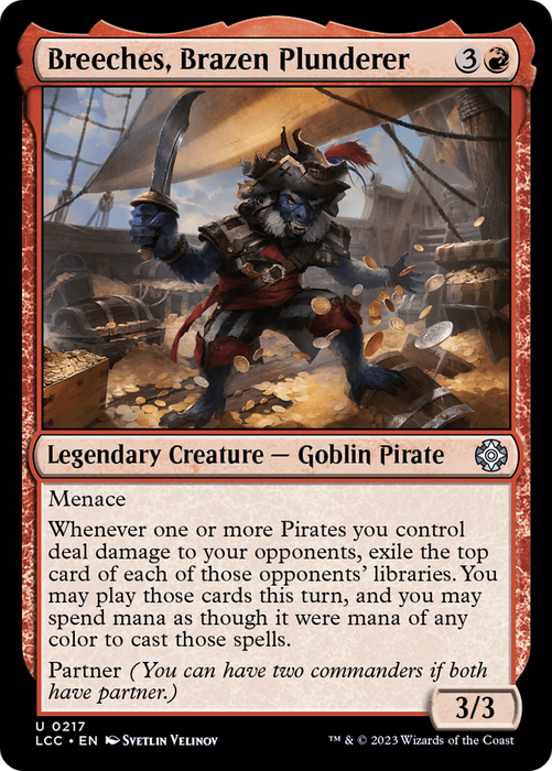 Breeches, Brazen Plunderer (LCC-217) - uncommon