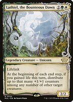 Lathiel, the Bounteous Dawn (MUL-050) - rare: (Showcase) - Foil