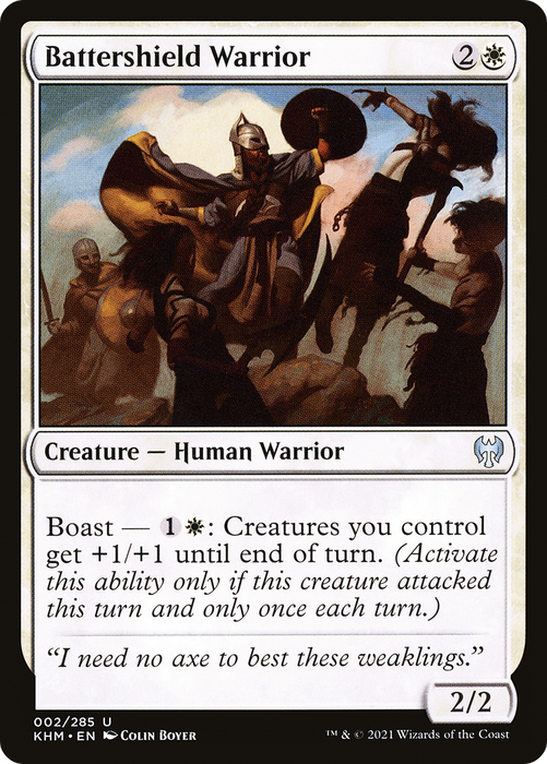 Battershield Warrior (KHM-002) - uncommon - Foil