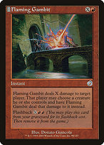 Flaming Gambit (TOR-098) - uncommon: (tombstone)